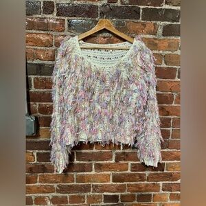 In Bloom Multicolor Textured Women's Sweater OS